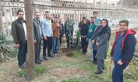 مراسم روز درختکاری در دانشکده