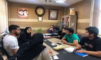 جلسه اعضای شورای صنفی با ریاست دانشکده