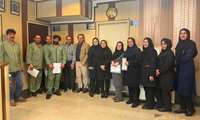 تجلیل از کارمندان خدمات به مناسبت روز کار و کارگر