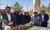 مراسم یادواره شهدای گمنام در محل مزار شهدای گمنام پردیس دانشگاه برگزار شد