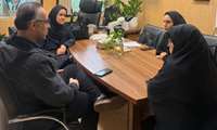 بازدید معاون آموزشی دانشگاه، سرکار خانم دکتر لطفی از دانشکده دندانپزشکی